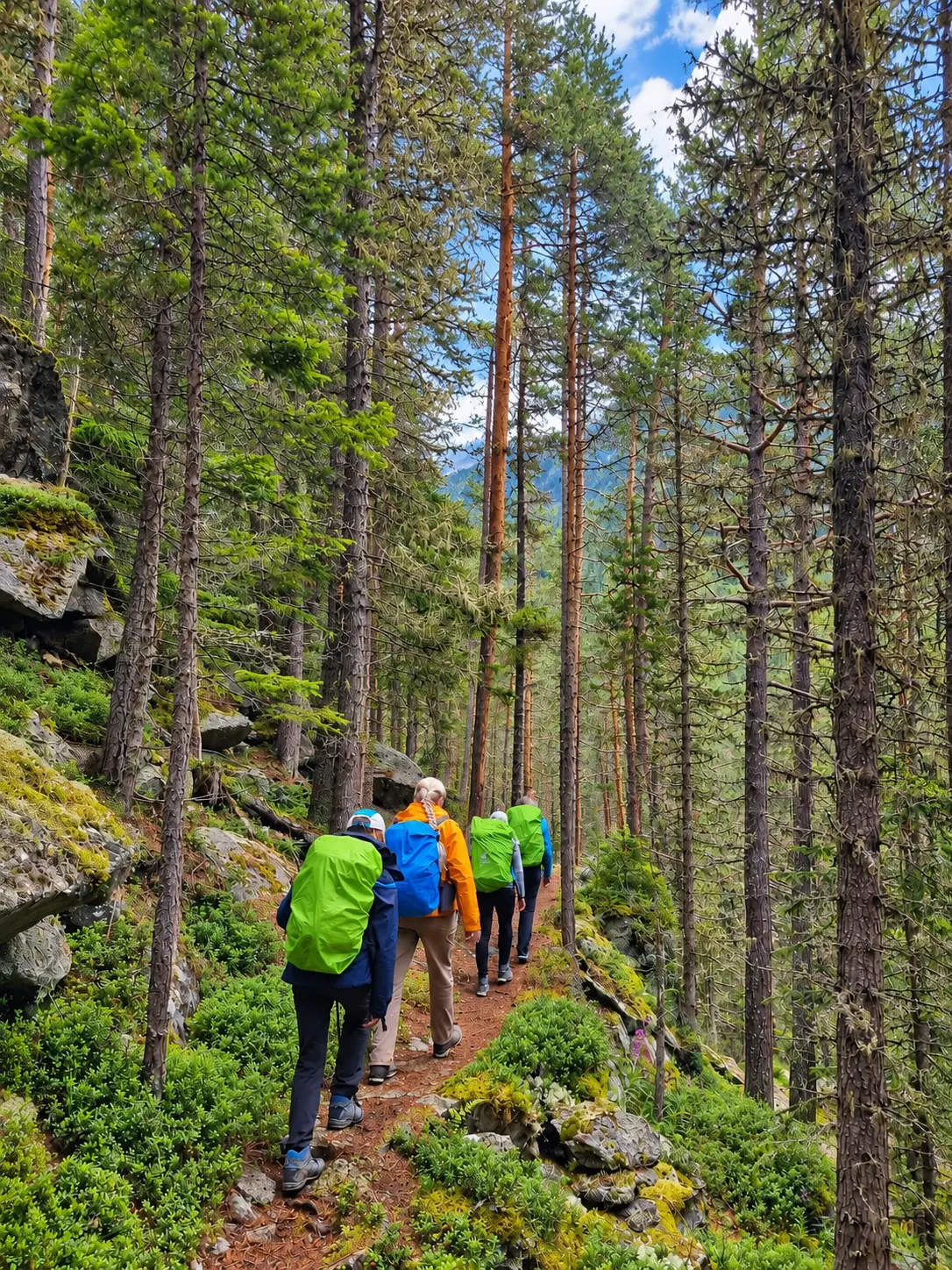 Teambuilding
in den Bergen
