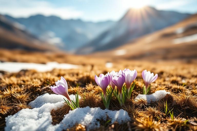 Frühling in den Alpen
